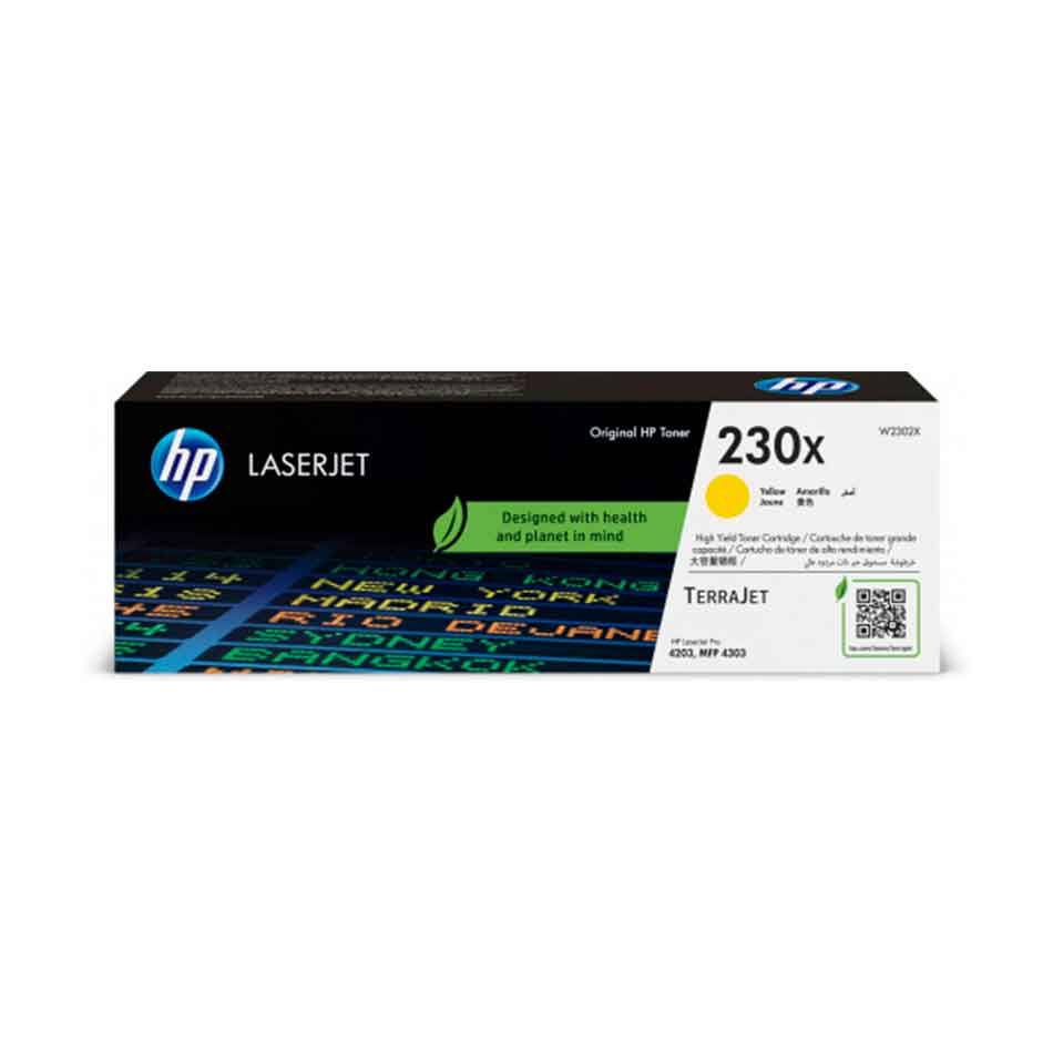Tóner Amarillo marca HP para modelos LaserJet Pro MFP 4303fdw