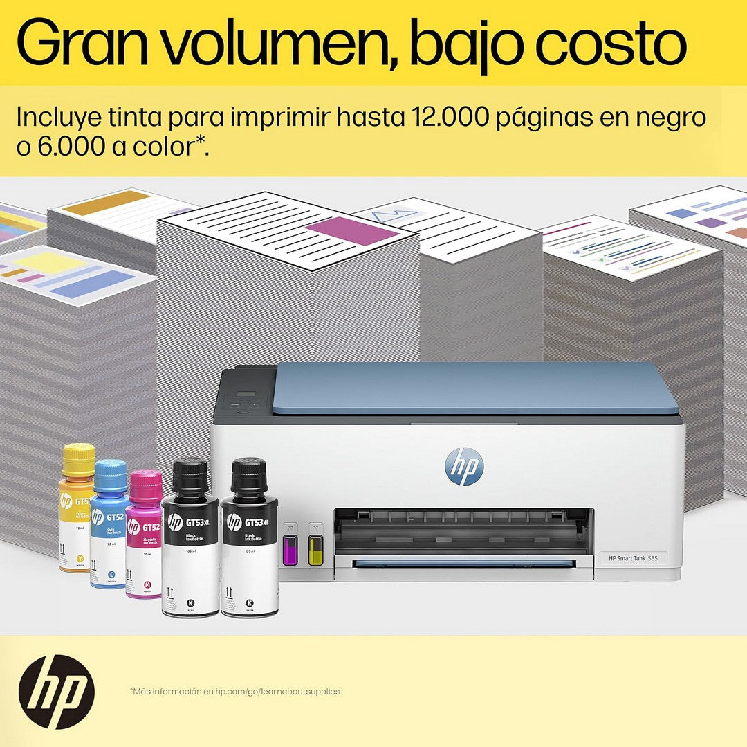 Impresora Multifuncional HP Smart Tank 585