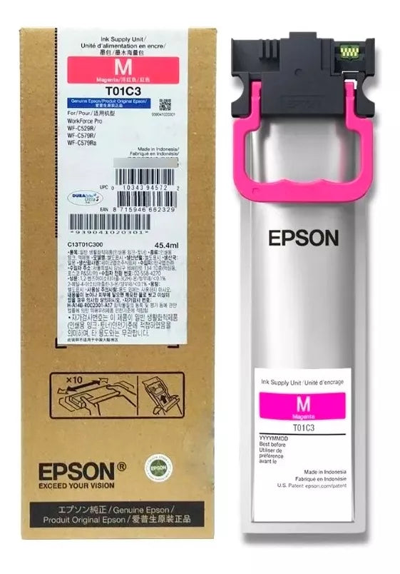 Tóner Magenta T01C320 marca Epson para modelos WF-C579R