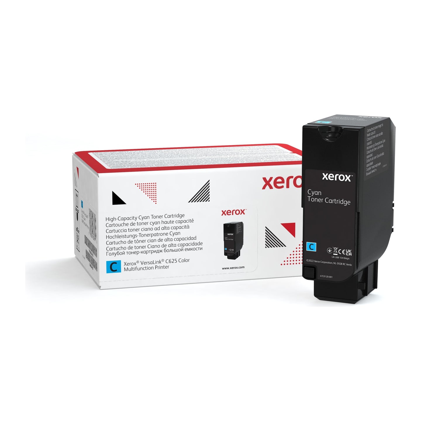 Tóner Cian marca Xerox para modelos Xerox Versalink C625_DN para 16000 impresiones